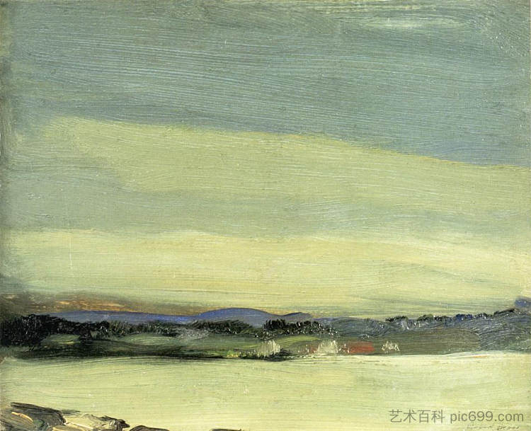 伦金湾，6月 Leunkin Bay, June (1903)，罗伯特·亨利