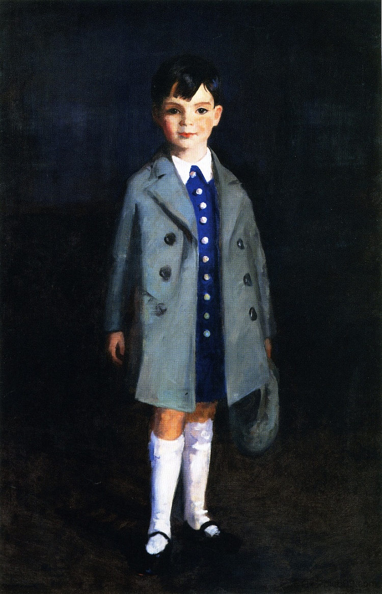 杰克·库迪希的肖像 Portrait of Jack Cuddihy (1926)，罗伯特·亨利