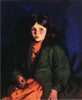 玛丽·帕滕的肖像 Portrait of Mary Patten (1924)，罗伯特·亨利