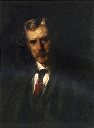 托马斯·安舒茨的肖像 Portrait of Thomas Anschutz (1906)，罗伯特·亨利