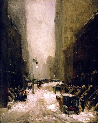 纽约的雪 Snow in New York (1902)，罗伯特·亨利