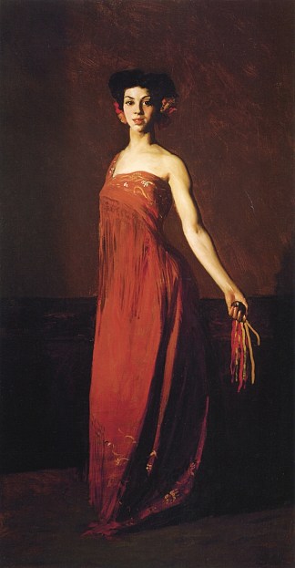 西班牙舞者 – 塞维利亚娜（又名卡斯塔内舞者） Spanish Dancer – Seviliana (also known as Dancer with Castanet) (1904)，罗伯特·亨利