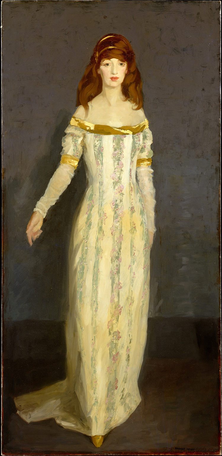 化装舞会礼服 The Masquerade Dress (1911)，罗伯特·亨利