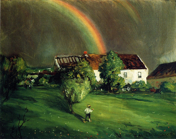 彩虹，霍曼迪 The Rainbow, Hormandie (1902)，罗伯特·亨利