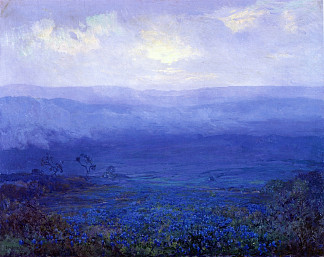 德克萨斯州的蓝帽 Bluebonnets in Texas (1915)，罗伯特·朱利安