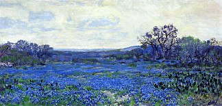 蓝帽领域 Field of Bluebonnets，罗伯特·朱利安