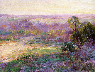 最后一缕阳光，圣安东尼奥的早春 Last Rays of Sunlight, Early Spring in San Antonio (1922)，罗伯特·朱利安