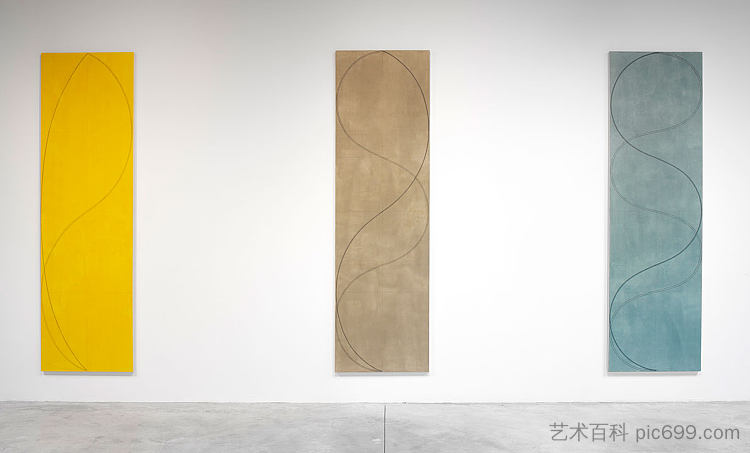 柱画 Column Paintings (2004)，罗伯特·曼戈尔德