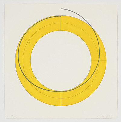 环 A（黄色） Ring A (Yellow) (2010)，罗伯特·曼戈尔德