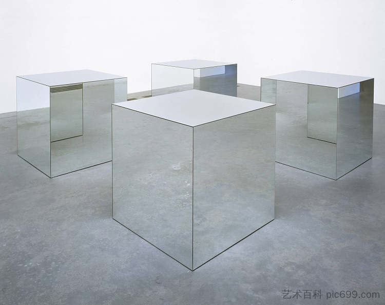 无题（镜像立方体） Untitled (Mirrored Cubes) (1965 - 1971)，罗伯特·莫里斯