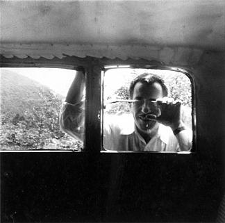 无题[弗朗茨·克莱恩，黑山] Untitled [Franz Kline, Black Mountain] (1952)，罗伯特·劳森伯格