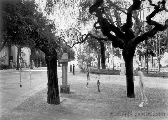 无题 [九费蒂奇个人，罗马] Untitled [nine Feticci Personali, Rome] (1953)，罗伯特·劳森伯格