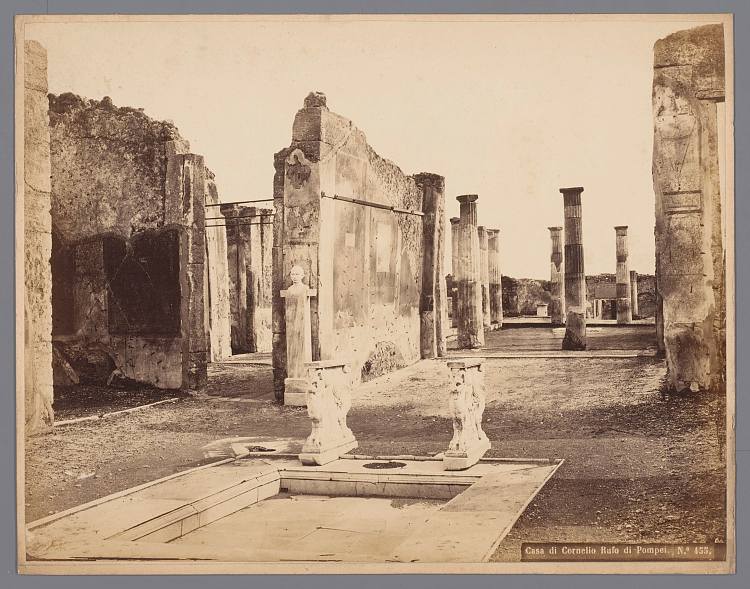 庞贝的科尔内利奥·鲁福之家 House of Cornelio Rufo of Pompeii (1865)，罗伯托·里夫