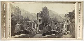 阿马尔菲北250°莫里尼山谷的建筑物 Buildings in the Valle dei Molini, Amalfi N. ° 250 (1864)，罗伯托·里夫