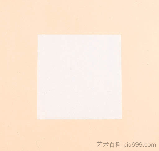 无题（出自《六水色》） Untitled (From Six Aquatints) (1975)，罗伯特·瑞曼