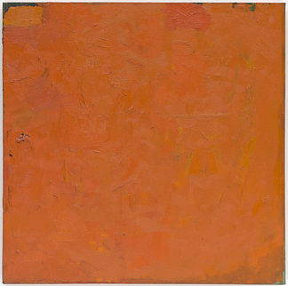 无题（橙色绘画） Untitled (Orange Painting) (1955)，罗伯特·瑞曼