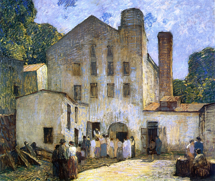 丝绸厂 The Silk Mill (1912)，罗伯特·斯宾塞