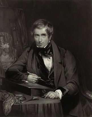 罗伯特·格雷夫斯的肖像 Portrait of Robert Graves (1835)，罗伯特·威廉·巴斯