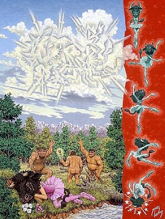 牛头怪高高在上，由他的上古家臣见证 Minotaure-On-High As Witnessed By His Antediluvian Retainers (1998)，罗伯特·威廉斯