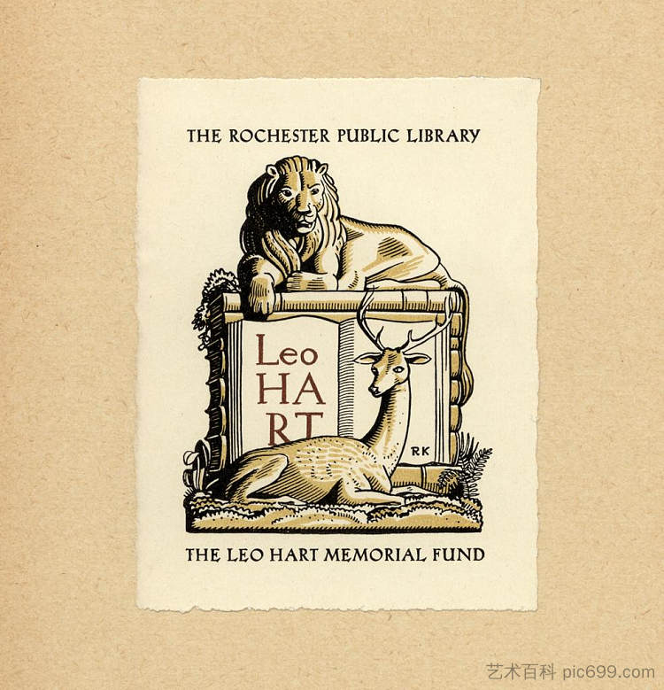 利奥·哈特纪念基金插图 Illustration to The Leo Hart Memorial Fund (1915)，罗克韦尔·肯特