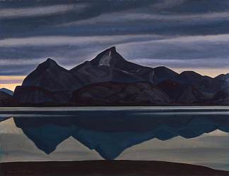 镜子山，南格陵兰岛 Mirrored Mountain, South Greenland (1929)，罗克韦尔·肯特