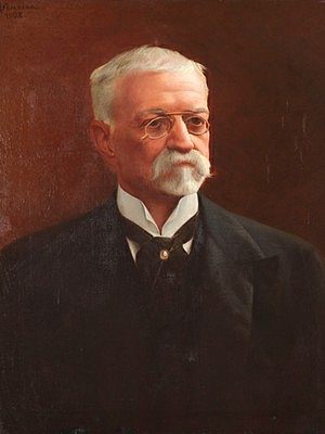 总统阿方索·佩纳的肖像 Portrait of the president Afonso Pena (1908)，鲁道夫·阿莫多