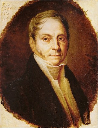 画家让-巴蒂斯特·德布雷特的肖像 Portrait of the painter Jean-Baptiste Debret，鲁道夫·阿莫多