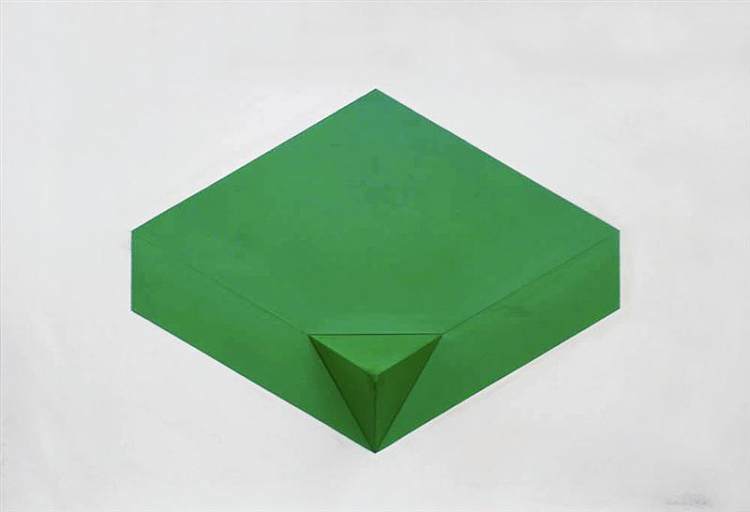 盒子， 绿色角落 Scatola, angolo verde (1968)，鲁道夫阿里科