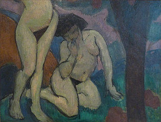 风景中的裸体 Nudes in landscape (1910; France                     )，罗杰·德·拉·弗雷纳耶