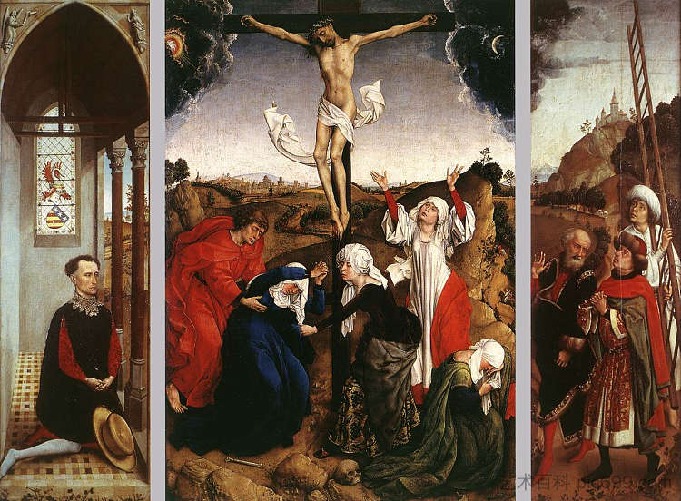 阿贝格三联画 Abegg Triptych (c.1445),罗吉尔·凡·德尔·维登