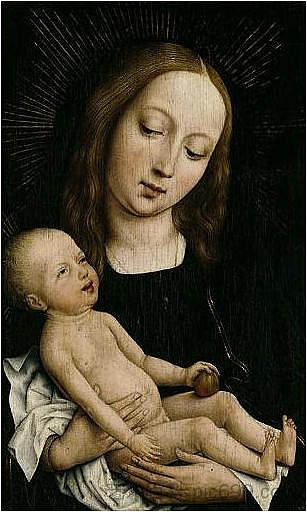 麦当娜和孩子 Madonna and Child，罗吉尔·凡·德尔·维登