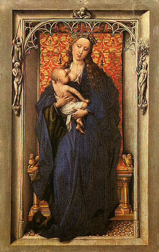 麦当娜和孩子 Madonna and Child (c.1440)，罗吉尔·凡·德尔·维登