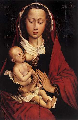 麦当娜和孩子 Madonna and Child (1460 – 1464)，罗吉尔·凡·德尔·维登