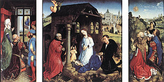 皮埃尔·布莱德林三联画 Pierre Bladelin Triptych (1445 – 1450)，罗吉尔·凡·德尔·维登