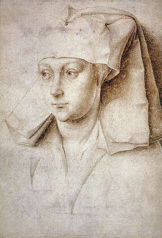 一个年轻女子的肖像 Portrait of a Young Woman (1440)，罗吉尔·凡·德尔·维登