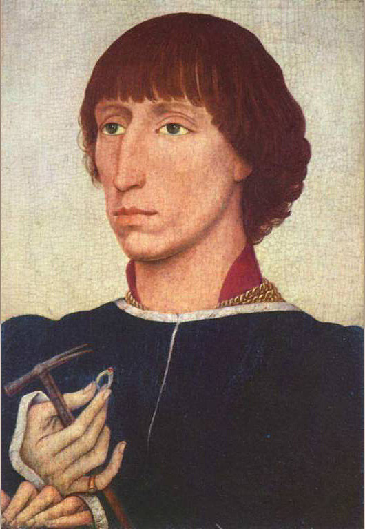 弗朗切斯科·德埃斯特的肖像 Portrait of Francesco d'Este (1460)，罗吉尔·凡·德尔·维登