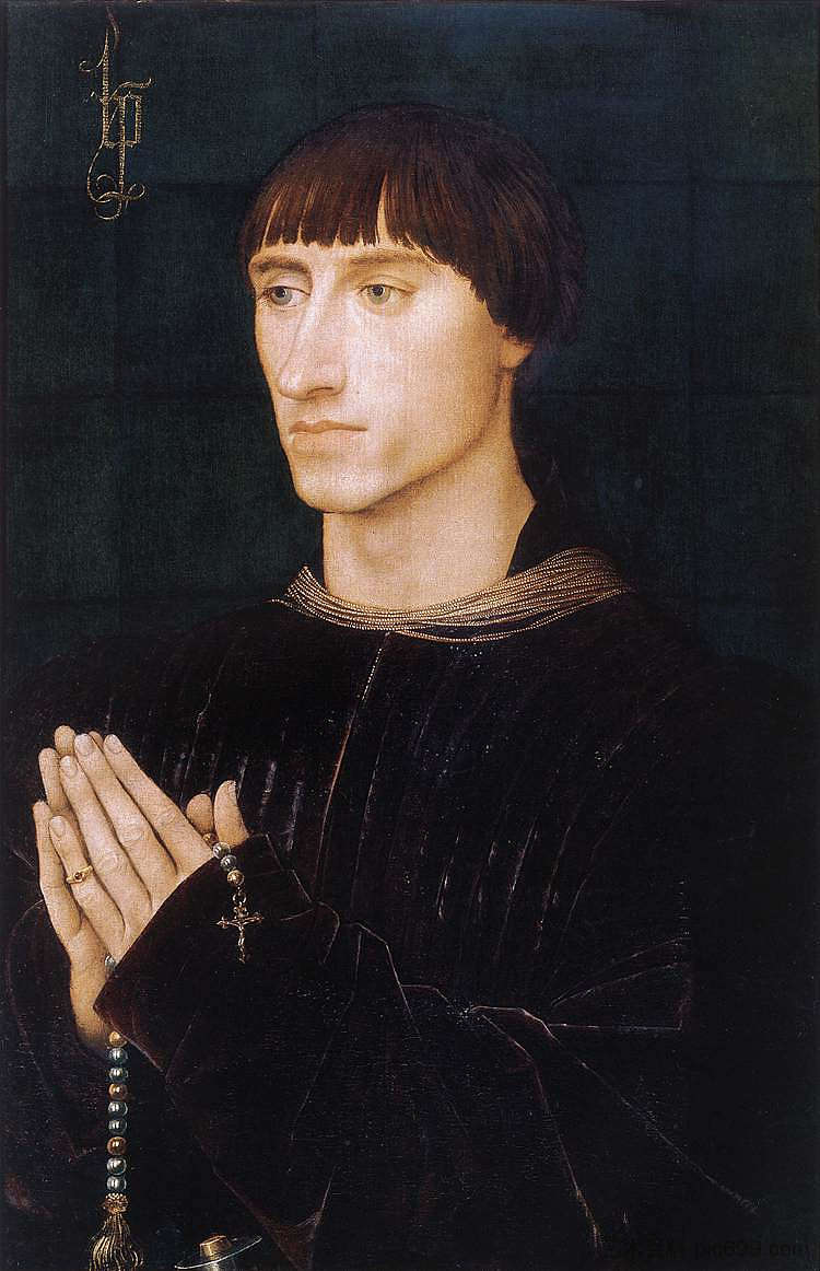 菲利普·德·克罗伊的肖像 Portrait of Philippe de Croy (1460)，罗吉尔·凡·德尔·维登