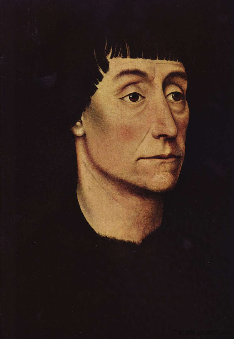皮埃尔·德·贝弗蒙特的肖像 Portrait of Pierre de Beffremont (1455 - 1460),罗吉尔·凡·德尔·维登