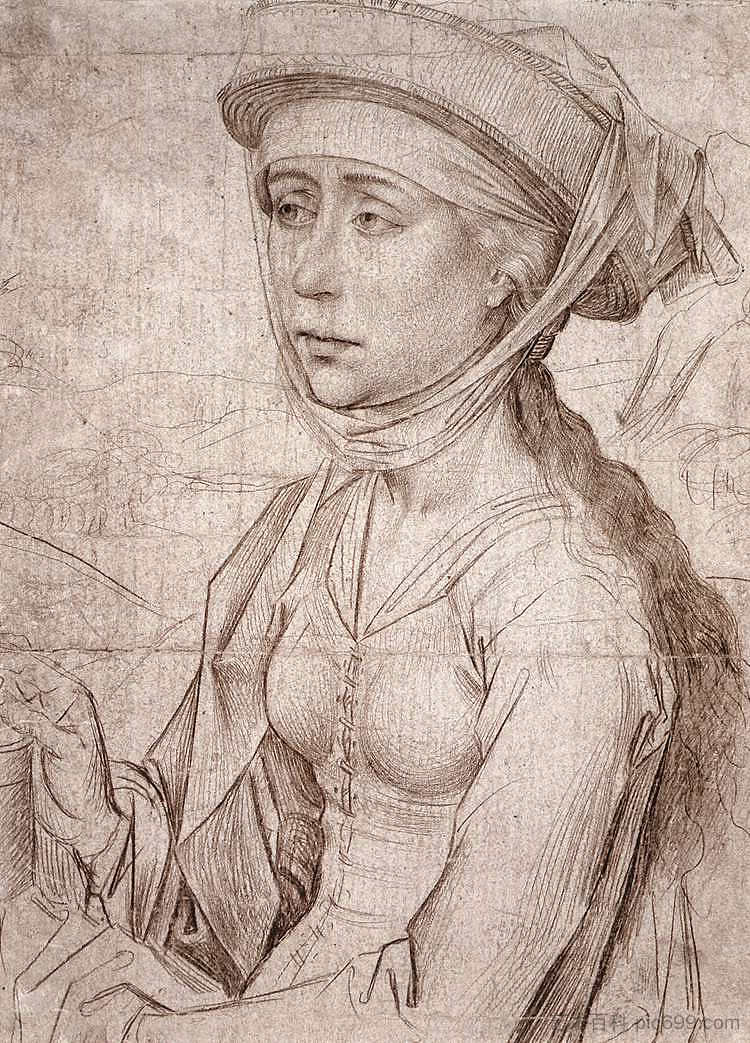抹大拉的圣玛丽亚 Saint Mary Magdalene (c.1450 - c.1459),罗吉尔·凡·德尔·维登
