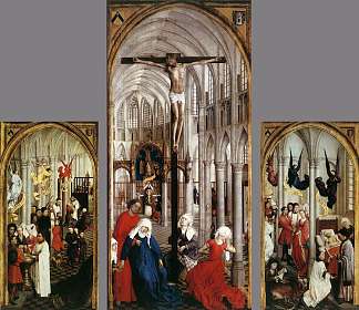 七圣祭坛画 Seven Sacraments Altarpiece (1445 – 1450)，罗吉尔·凡·德尔·维登