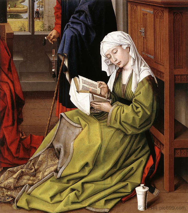 抹大拉的阅读 The Magdalene Reading (1445)，罗吉尔·凡·德尔·维登