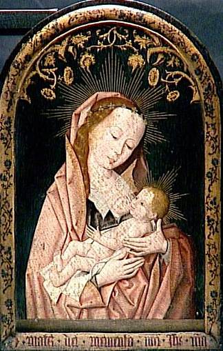 处女与圣婴 Virgin and Child，罗吉尔·凡·德尔·维登