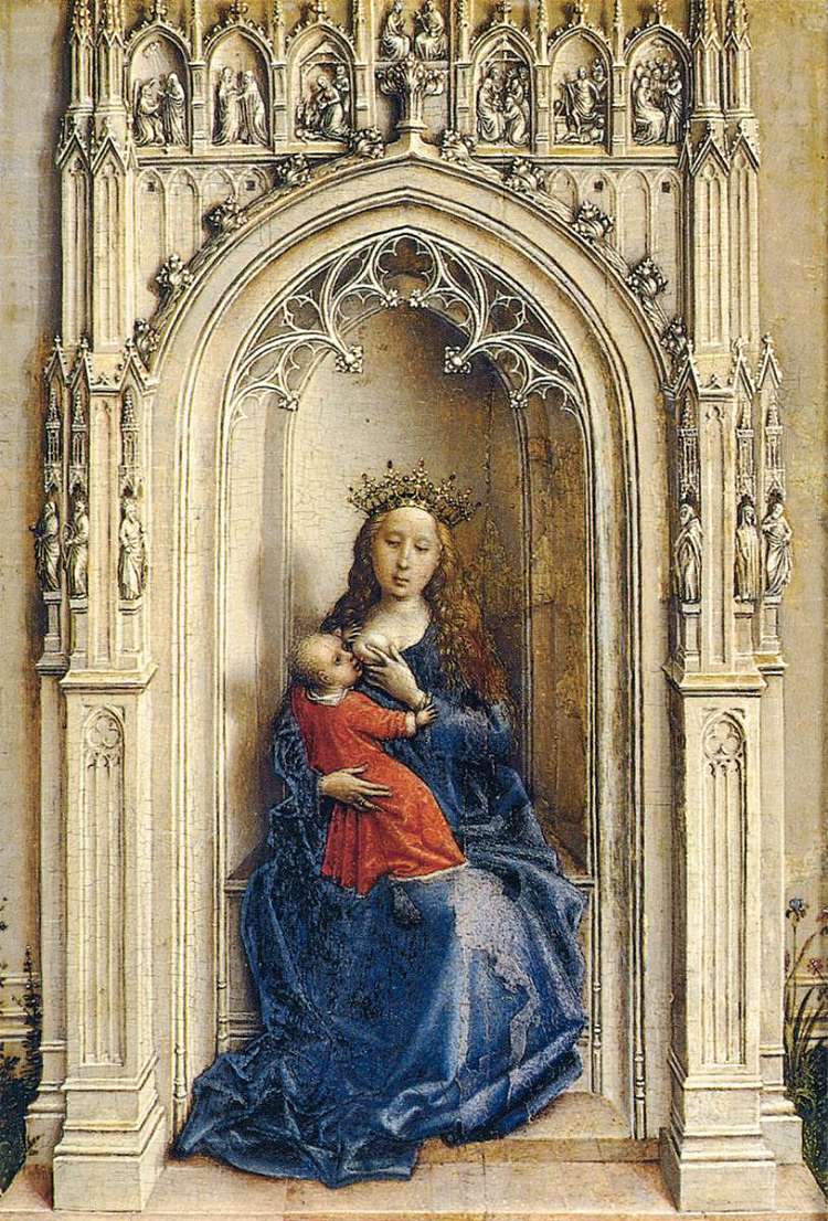 处女与圣婴 Virgin and Child (1432)，罗吉尔·凡·德尔·维登