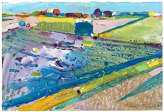 风景，戴维斯一世 Landscape, Davis I (1962)，罗兰·皮特森