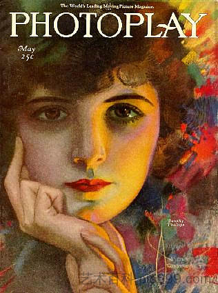 1921年5月号《照片》封面 Cover of May 1921 issue of Photoplay (1921)，罗尔夫·阿姆斯特朗