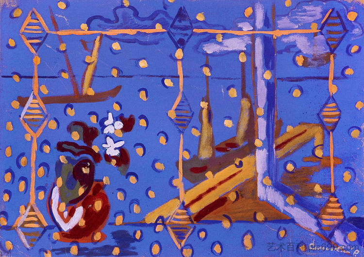 窗外的蓝色景观 Blue View from the Window (1959)，罗曼·塞尔斯基