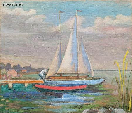 帆船 Sailboat (1949)，罗曼·塞尔斯基