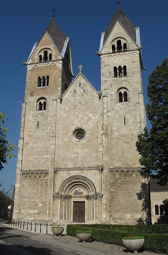 圣詹姆斯修道院教堂，匈牙利莱贝尼 Abbey Church of St James, Lébény, Hungary (1208)，罗马式建筑