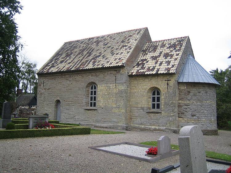 博里教堂，瑞典 Borrie Church, Sweden (c.1120)，罗马式建筑