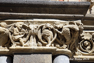 首都，德国玛丽亚·拉赫修道院 Capital, Maria Laach Abbey, Germany (1093)，罗马式建筑